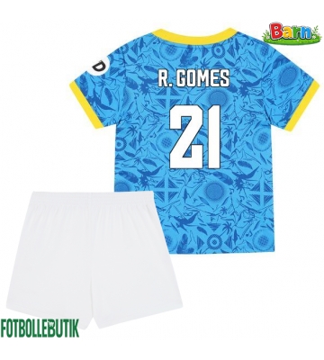 Wolves Rodrigo Gomes #21 Tredjeställ Barn 2025-26 Kortärmad (+ Korta byxor)